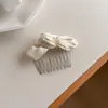 Pente de Cabelo/Presilha para Franja de Tecido Novo Estilo Coreano para Primavera e Verão, Liso, com Laço, de Alta Qualidade, Versátil