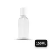 Botella Spray Transparente de Plástico Petg Producto para el Cuidado de la Piel Botella con Dispensador de Crema Loción 100/120/150ml Botella para Aceites Esenciales