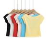 Moda Europeia e Americana Spice Girls Top Curto Slim-fit Feminino Verão Novo Desejo Puro Grande Sem Costas Camiseta de Manga Curta Feminina