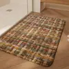 Alfombrilla Absorbente para Suelo de Baño Tacto de Alta Gama Antideslizante para Inodoro y Lavabo Lavable Secado Rápido Resistente al Desgaste Alfombrilla de Diatomeas