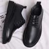 Produtos genuínos sapatos de couro masculinos couro altura externa aumentando novos modernos estilo britânico high-end negócios casamento sapatos de couro masculinos