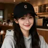 Gorra de Béisbol con Visera Rígida para Mujer, Estilo Coreano Primavera y Otoño, que Muestra la Cara, Visera Solar Pequeña de Moda, Ala Ancha, Gorra de Viaje Versátil para Protección Solar para Hombres