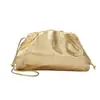 Bolsas Femininas Transfronteiriças 2026 Novo Modelo Bolsa Nuvem Dourada Grande e Pequena Bolsa Bolinho Tecida Bolsa de Mão Bolsa Transversal de Ombro Bolsa Feminina