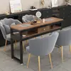 Mesa de Manicura de Doble Capa Dedicada para Salón de Uñas, Juego de Mesa y Silla Simple de Estilo Japonés Individual/Doble, Escritorio Económico para Oficina de Belleza de Uso Doméstico