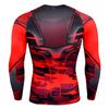 Camiseta de manga comprida masculina, manga comprida transfronteiriça, gola redonda, camuflagem ao ar livre, roupas de fitness, camiseta