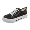 Nuevos zapatos deportivos casuales 2025 lona zapatos de mujer primavera, verano, otoño nueva versión coreana versátiles zapatillas de celebridad de internet al por mayor