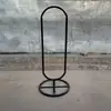 Nueva Decoración de Pared de Fondo para Área de Bienvenida Estilo Chino Ovalada de Ratán, Marco Ovalado de Hierro para Habitación de Boda, Accesorios de Boda