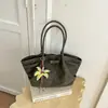 Bolsa de Tote Relajada de Alto Valor Retro Casual Estilo Nuevo para Viajes Diarios Bolso de Hombro Único Bajo el Brazo Bolso de Mano de Gran Capacidad