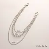 Cadena de pantalones transfronteriza de Amazon de alta calidad, color arcilla, cadena de cintura con cuentas de bola de diamante, cadena corporal de acero inoxidable, venta al por mayor de joyería