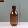 Botellas Marrones de Líquido Oral, Botellas de Vidrio Marrón Oscuro a Prueba de Luz, Botellas Marrones para Enzimas, Botellas Dispensadoras de Pastillas, Botellas de Jarabe de Espino Amarillo al por Mayor