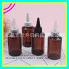 Botella de Tapa Puntiaguda con Hombro Inclinado 100ml Botella para Aceite Esencial, Botella de Tapa Puntiaguda para Pegamento 100ml, Botella de Tapa Puntiaguda Verde, Botella de Tapa Puntiaguda para Medicina Líquida