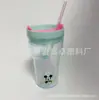 Suministros del Fabricante Vasos de Plástico Ps para Parejas de 750 ml, Vasos para Coche con Asas, Vasos de Plástico de Gran Capacidad para Vehículos