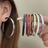 Pendientes Retro Franceses de Cuero PU de Color Contrastante, Estilo Nuevo, Gama Alta, Pendientes Únicos, Diseño, Elegantes, Pendientes de Cuero para Mujer