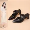 Botas de tacón alto de cuña con punta fina de gamuza estilo francés para mujer, nuevo modelo otoño e invierno 2026, botas altas hasta la rodilla