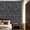 Adesivos Geométricos Minimalistas de Luxo Leve Adesivos de Parede Autoadesivos Decoração de Parede de Fundo para Quarto Próximo à Cama Papel de Parede para Renovação de Móveis