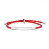 Pulsera Tejida a Mano Simple de Venta Caliente Transfronteriza Tubo Curvado de Acero Inoxidable Pulsera de Pareja Joyería de Mano Grabada DIY Venta al por Mayor