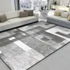 Alfombra de alta gama para sala de estar, sofá, mesa de centro, alfombrilla de noche de lujo ligero nórdico para dormitorio, alfombrilla de suelo simple y moderna