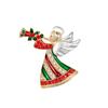 Broches de Natal Europeus e Americanos, Muletas, Alces, Flocos de Neve, Bonecos de Neve, Árvores de Natal, Guirlandas, Sinos, Botas, Broches, Boutonnières