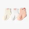 Tres Pares de Calcetines Infantiles de Media Caña, Calcetines de Bebé Transpirables con Caras Sonrientes de Dibujos Animados, Antideslizantes, Producto Nuevo Transfronterizo Clase A