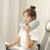 Almohada Inflable en Forma de U, Almohada Portátil de Viaje para el Cuello, Almohada en Forma de U para Coche y Avión, Protección del Cuello, Artefacto de Viaje, Almohada para el Cuello, Protección de la Columna Cervical