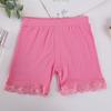 Pantalones cortos de seguridad para niñas anti-luz verano para niños encaje shorts niñas leggings modales una generación de cabello
