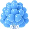 Balões de Aniversário Amazon 10 polegadas Conjunto de Balões de Cor Sólida Balões para Decoração de Feriado Balões Metálicos Foscos Maca