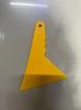 Herramienta para película de coche raspador pequeño herramienta para película de vidrio raspador triangular borde de inserción raspado pequeño boca delgada raspador de película que cambia de color