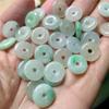 Myanmar A Acessórios de jade Flor de gelo em suspensão Jade mini infantil 13mm Fivela de jade Myanmar A