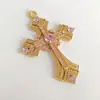 Acessórios de Cruz de Diamante Retrô Joias Legais Hip-Hop Sexy Pingente DIY Chaveiro Pingente de Bolsa Acessórios