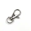 En stock venta directa llavero de control remoto de coche anillo doble anillo de metal anti-pérdida aleación de zinc alta calidad hebilla de perro langosta