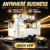 Carrito de café de moda, carrito de snacks para mercado nocturno, carrito expendedor móvil de cerveza y té de leche - el fabricante ofrece descuentos y diseños personalizados para carritos de comida