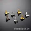 Etiquetas de Preço Populares Douradas para Perfume Metal Old Dollar Euro Libra Tags de Preço para Acessórios de Joias Placas de Nome