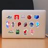 50 Stickers de grafiti de bola azul americana para coche, teléfono móvil, decoración de vaso de agua, impermeables, para cuenta de mano, venta al por mayor