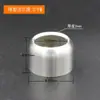 Soporte para Barra de Armario 304 Acero Inoxidable Tubo Redondo Base Soporte para Toalla con Tapa Decorativa Brida Base 25 Accesorios 9