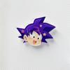 Insígnia Acrílica de Perímetro Dragon Ball Anime Insígnia de Estudante Pin Decorativo para Mochila de Escola Broche de Desenho Animado Friza Goku
