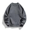Suéter para Hombre Manga Larga Primavera y Otoño Terciopelo Combinable Base Terciopelo de Doble Cara Camiseta Marca de Moda para Hombre Casual Sonriente