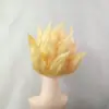 Peluca de Cosplay de Anime Japonés Cabeza de Loto Accesorio para Escenario Multicolor Peluca de Cosplay de Dragon Ball Son Goku