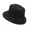 Novedad Primavera y Otoño Sombrero de Flor de Cúpula Sombrero de Sol para Madre Sombrero de Maceta Floral para Señora Mayor Sombrero de Pescador Sombrero de Doble Cara Sombrero de Mujer