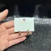 Pendientes Geométricos de Estilo Casual para Mujer Diseño Original Galvanizado Ecológico Aguja de Plata S925 Tienda Compra al por Mayor Accesorios