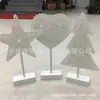 Enfeites de Iluminação de Natal Estrela de Cinco Pontas Recortada em Madeira Artesanato com Iluminação LED Luzes Criativas de Artesanato de Natal
