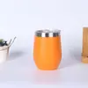 Taza de Huevo Multicolores Pintada a Spray Transfronteriza Linda Termo de Acero Inoxidable 304 Portátil al Vacío en Forma de U Taza de Huevo Grande