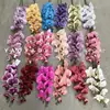 Decoración de Mesa Escandinava de Falenopsis de 9 Cabezas Impresa en 3D Película Floral de Boda Flor Artificial de Falenopsis Accesorios para Fotografía