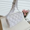 Bolsa Acolchoada de Algodão 2026 Novo Estilo Bordado Losango Casual Cor Sólida Bolsa de Ombro Tendência Estilo Esportivo Bolsa Transversal