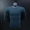Ropa de Fitness para Hombre en Otoño e Invierno Mallas de Secado Rápido Ropa de Entrenamiento para Gimnasio Tops para Correr Ropa Casual Cálida con Forro Polar