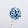 Arranjo de Flores Artificiais de Hortênsia Pirulito de Haste Única para Decoração de Sala de Estar, Atacado de Fábrica Decoração de Casamento