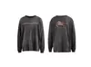 San Miguel Vintage Americano Lavado Vintage Viejo Hip-Hop Holgada Camiseta de Manga Larga para Hombres y Mujeres