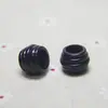 Cuerda de plástico con cuentas decorativas de agujero grande cuentas redondas de plástico agujero recto cuentas tipo macarrón color caramelo usar cuerda gruesa cuentas sueltas accesorios