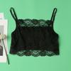 Camisola Pequeña de Encaje Antideslizante de Seda de Morera 100% Chaleco sin Tirantes de Seda Tejida Color Sólido Ropa Interior para Verano Mujer