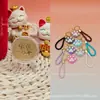 Oro puro 999, cada vez más popular, pequeño colgante de oro, serie de pata de gato flocado, cordón, regalo promocional de tienda de oro