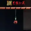 Corrente de Celular Pingente Chaveiro Coruja de Sândalo Verde Yiming Xianyuan Fofo DIY Pingente de Bolsa Coruja de Madeira